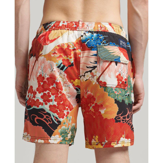 Superdry Ανδρικό μαγιό Vintage Hawaiian Swim Shorts